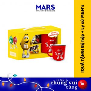 GIFT_Bộ hộp + Ly sứ M&M’s