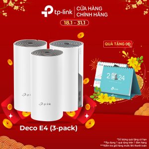 Hệ thống WiFi Mesh TP-Link Deco E4 AC1200 Dành Cho Gia Đình – Hãng phân phối chính thức