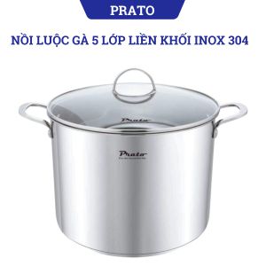 Chuồng gà 5 lớp liền khối inox 304 cao cấp Prato PT-2828.S1, size 28cm, bảo hành chính hãng 12 tháng