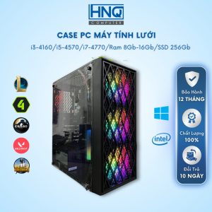 Bộ Cây Máy Tính HNQ Case PC H81, i3 4160, i5 4570, i7 4770 Ram 8G, SSD 256Gb, VGA GTX 7xx Card Chuyển Đổi Mượt Game Online