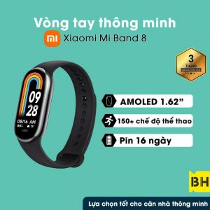 [Hoàn Tiền 20%] Đồng Hồ Thông Minh Xiaomi MI Band 8 / MI Band 7 Vòng Tay Thông Minh Thiết Bị Theo Dõi Sức Khỏe AMOLED Smart Watch ( bản nội địa )