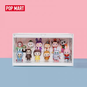 Hộp trưng bày hình hộp đựng phát sáng POP MART Màu trắng (không bao gồm hình)