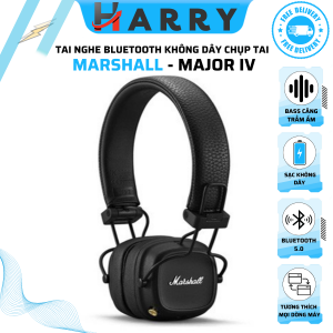 Tai Chụp không dây . Tai Nghe bluetooth Marshall Major IV Bluetooth thế hệ mới kết nối mượt mà …vv – HARRY MALL