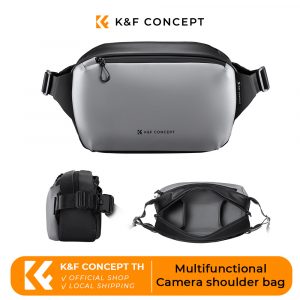 K & F Túi đựng máy ảnh đeo vai hiệu quả chi phí cao phù hợp với máy ảnh DSLR, điện thoại di động và tai nghe