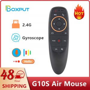 Chuột Bay BPR1S Plus G10S Điều Khiển Từ Xa Bằng Giọng Nói Con Quay Hồi Chuyển Không Dây BT5.0 2.4G Học IR Cho TV Android H96 MAX V12 V58 X4