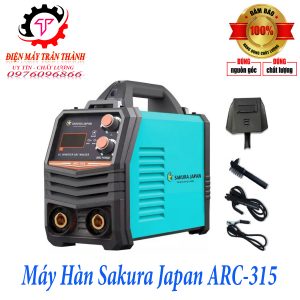 Máy Hàn Sakura ARC 315 – Máy Hàn Mini – máy hàn sakura arc 315 -tặng đầy đủ phụ kiện Bảo Hành 12 Tháng