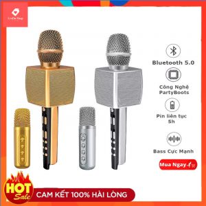 Mic Karaoke Bluetooth YS-98 Kèm 1 Mic Mini Hát Song Ca Âm Thanh Sống Động, Loa Siêu Bass, Micro Bắt Giọng Tốt, Hát Cực Hay, Hiệu Ứng Giả Giọng Nói, Chỉnh Echo, Pin Trâu- LinDu Shop