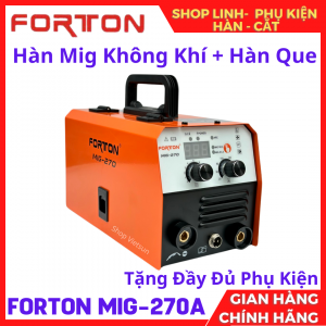 Máy hàn Mig Forton 270 không dùng khí, máy hàn Mig không khí