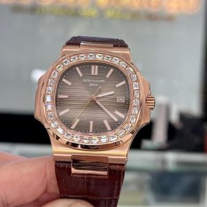 Đồng Hồ Nam Nữ Thời Trang , Mẫu Đồng Hồ Nam Nữ Sang Trọng ,Đồng Hồ Nam Patek Philippe , Đính Đá Siêu Đẹp Chống Nước BẢO HÀNH 12 THÁNG